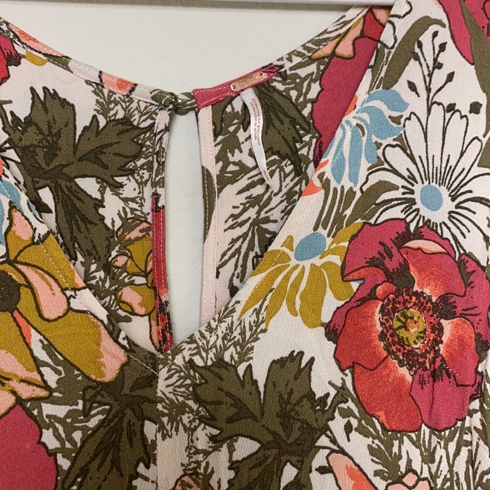 Free People Floral Mini Dress - Picture 8 of 11